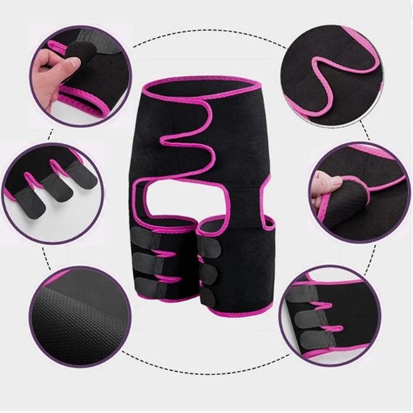 NWT 💎 High Waist Trainer - Black w/Pink - Size L/XL - Read Details - Picture 2 of 8